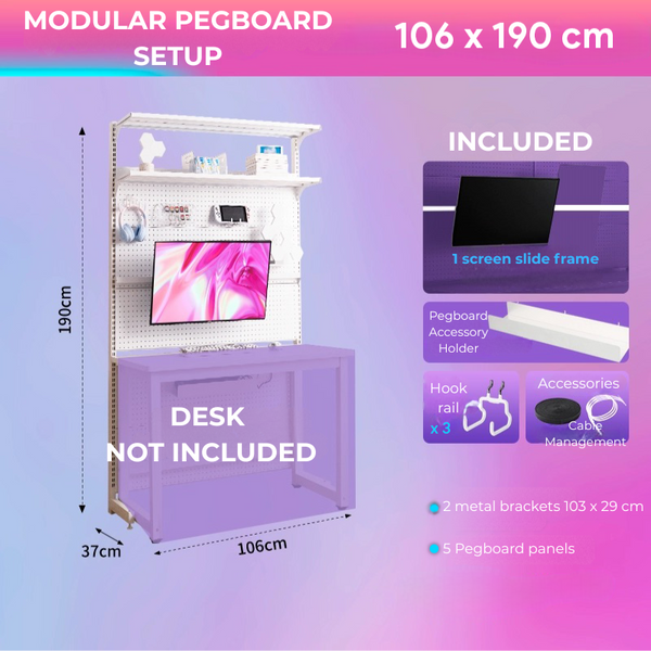 9Spacex Pegboard Module – a versatile solution to keep your space organized