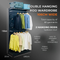 CloakBoard 9SPACEX Modular Wardrobe Rack - Minimalist Iron Frame, Convenient Storage