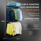 CloakBoard 9SPACEX Modular Wardrobe Rack - Minimalist Iron Frame, Convenient Storage