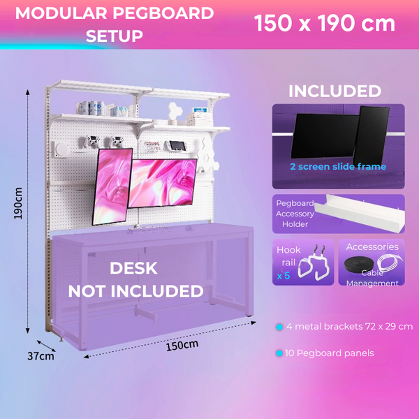 9Spacex Pegboard Module – a versatile solution to keep your space organized
