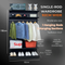 CloakBoard 9SPACEX Modular Wardrobe Rack - Minimalist Iron Frame, Convenient Storage