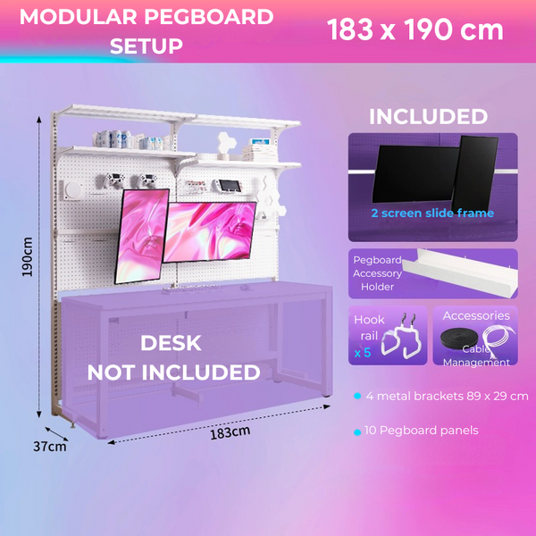 9Spacex Pegboard Module – a versatile solution to keep your space organized