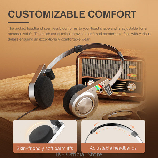 IKF R3 Headphones – Retro Style Meets Modern Technology