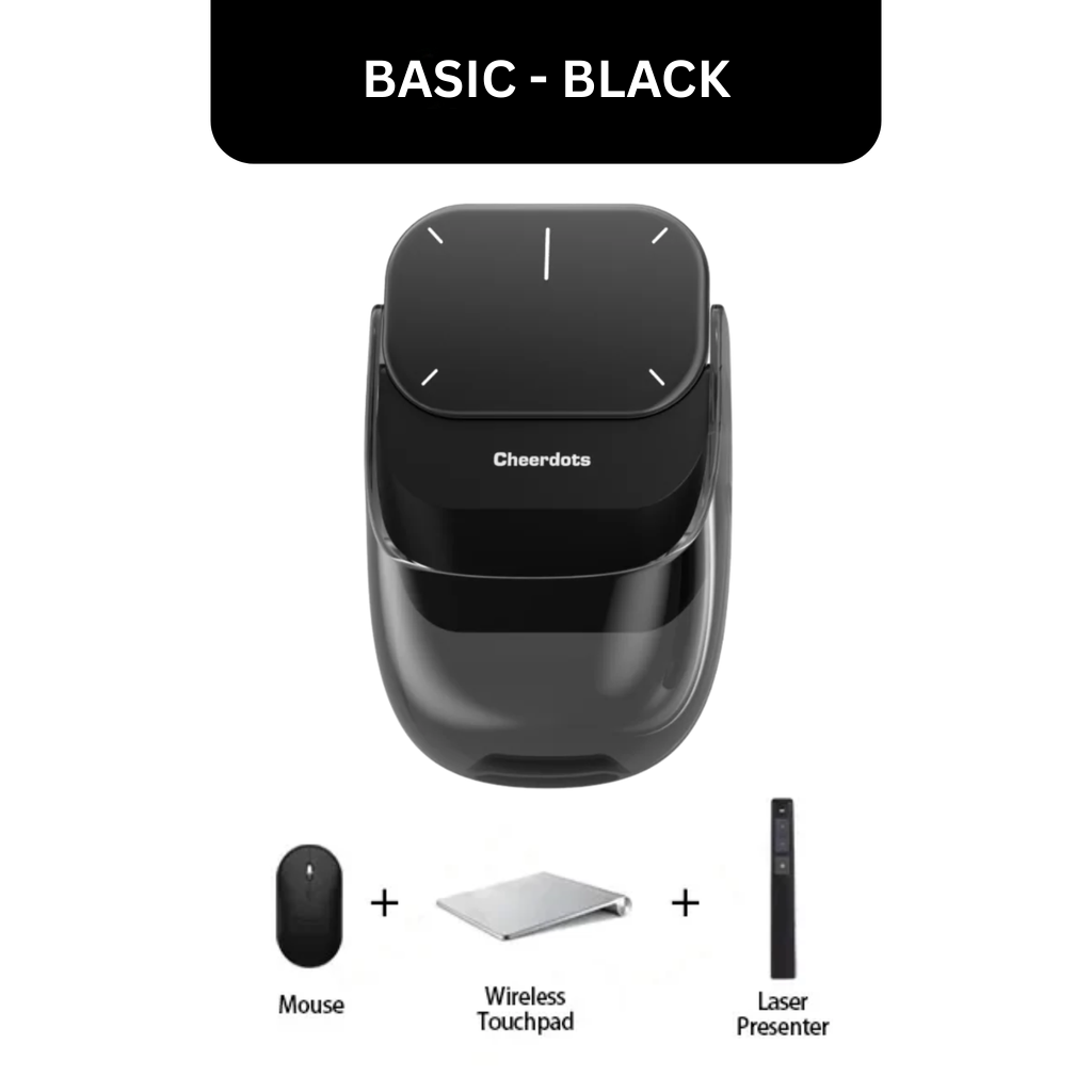 Cheerdots2 - 4-in-1 Smart Wireless Mouse | Touchpad, ChatGPT, Voice Recorder, Professional Presenter