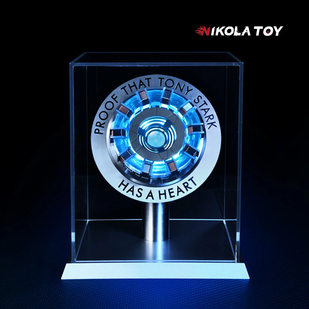 Iron Man Arc Reactor by NIKOLATOY – LED Light, Vibration Sensor, Floating Design