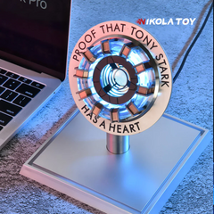 Iron Man Arc Reactor by NIKOLATOY – LED Light, Vibration Sensor, Floating Design