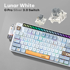 KEYSME LUNAR 01 – Mechanical Keyboard with Sound-Reactive RGB Lighting