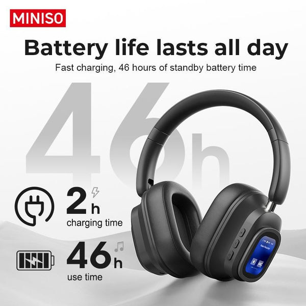 MINISO G90 Wireless Headphones - Noise Cancellation Technology, Touch Control, and High-Quality Sound