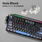KEYSME LUNAR 01 – Mechanical Keyboard with Sound-Reactive RGB Lighting