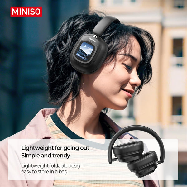 MINISO G90 Wireless Headphones - Noise Cancellation Technology, Touch Control, and High-Quality Sound