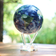 Earth with Clouds MOVA Globe – Self-Rotating Globe Model