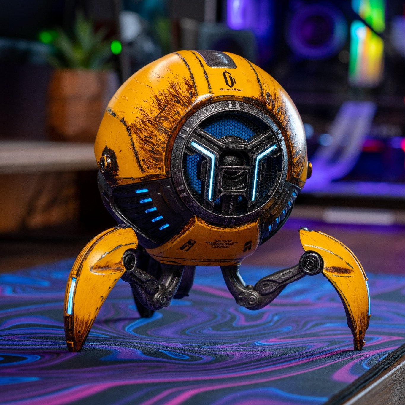 Bluetooth Speaker Gravastar Mars Pro – Premium Sound with Cyberpunk Design