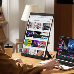 Jsaux FlipGo Portable Dual Monitor | Expand Workspace With 1 Cable