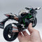 โมเดล Kawasaki Ninja H2R ขนาด 1:6 – สตาร์ทเครื่องยนต์, ปล่อยควัน, ไฟ LED