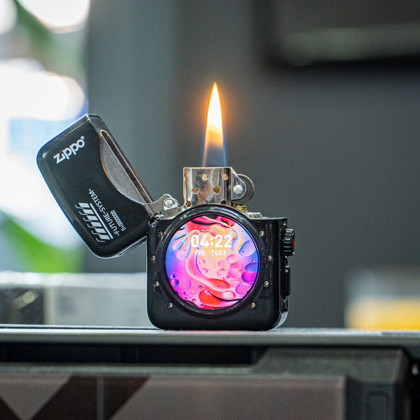 Zippo Future System Smart Lighter | Touch Screen & Illuminated Design