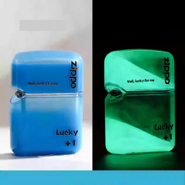 Zippo Luminous Quicksand Windproof Lighter – Brass Shell, Glow-in-the-Dark Design, Collectible Gift